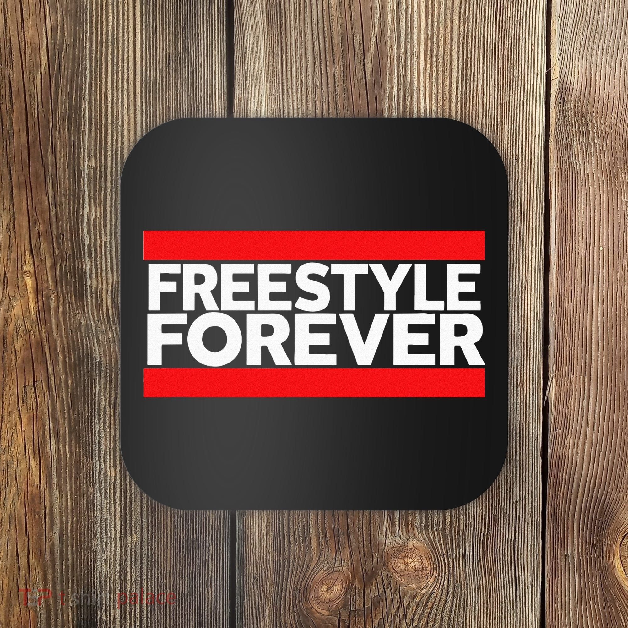 Freestyle Forever Music Fan 80s Retro Rap Style Graphic Coaster