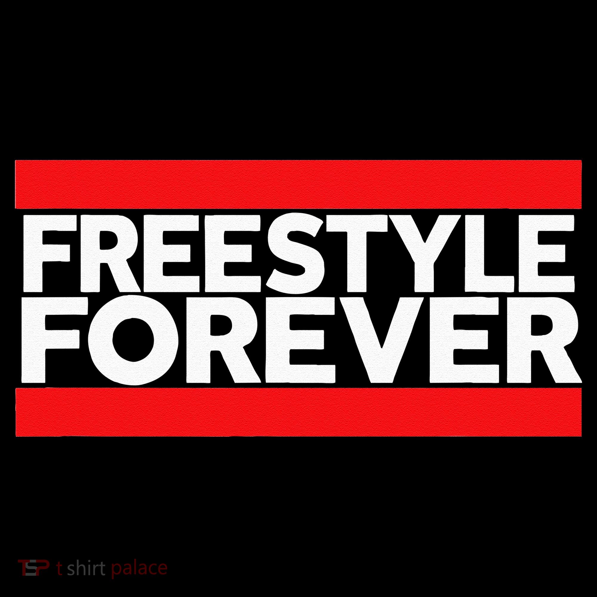 Freestyle Forever Music Fan 80s Retro Rap Style Graphic Women's Hoodie