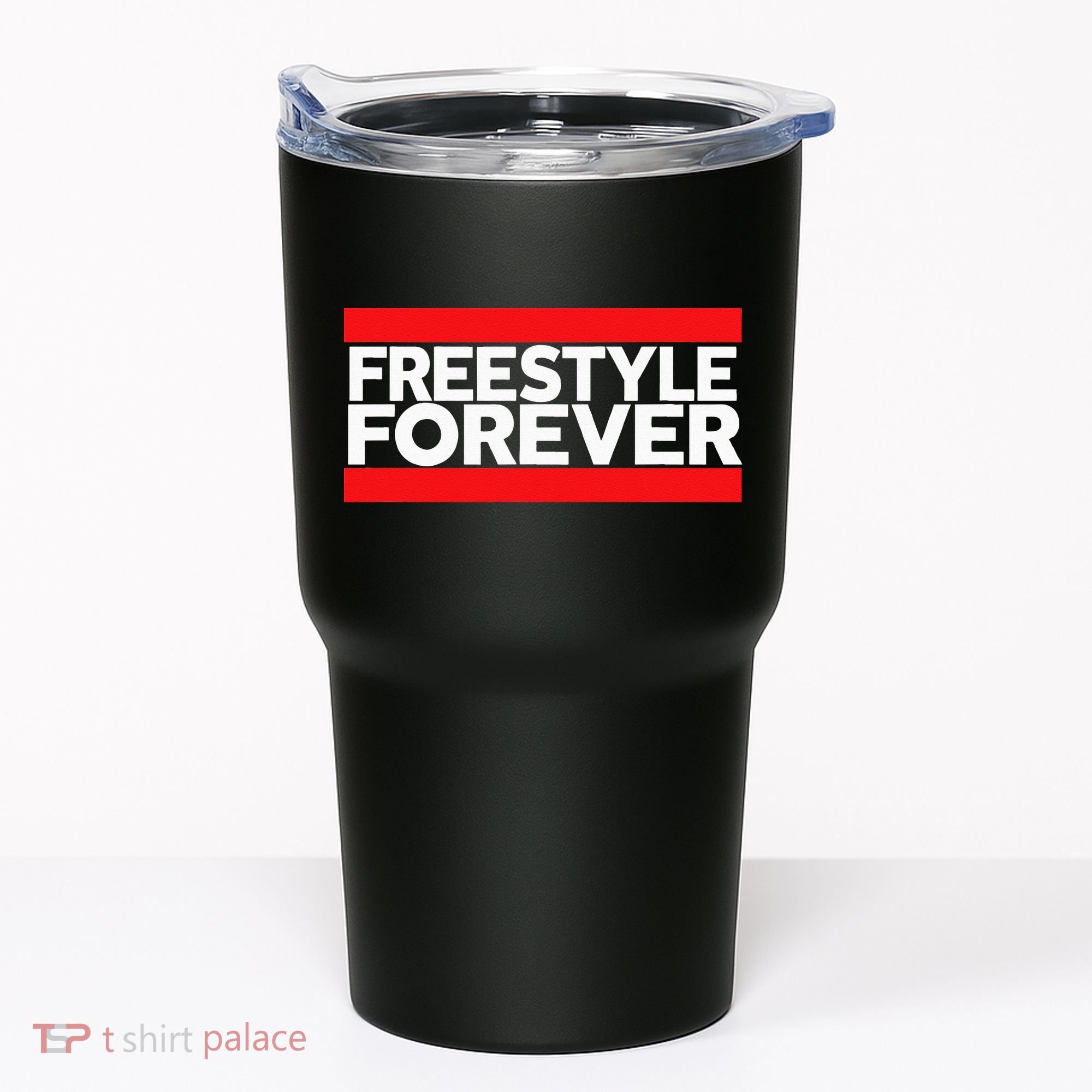 Freestyle Forever Music Fan 80s Retro Rap Style Graphic Tumbler