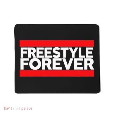 Freestyle Forever Music Fan 80s Retro Rap Style Graphic Mousepad
