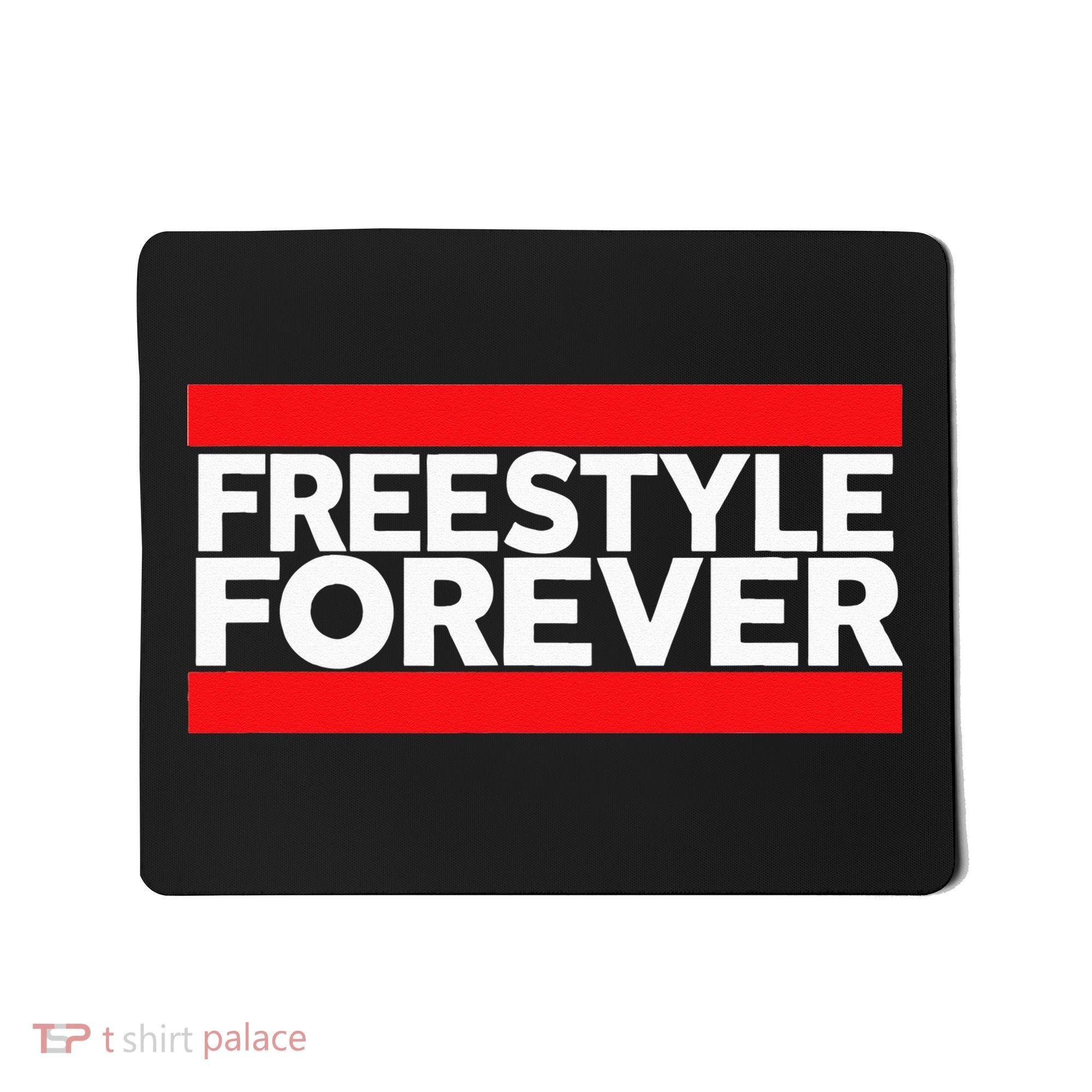 Freestyle Forever Music Fan 80s Retro Rap Style Graphic Mousepad