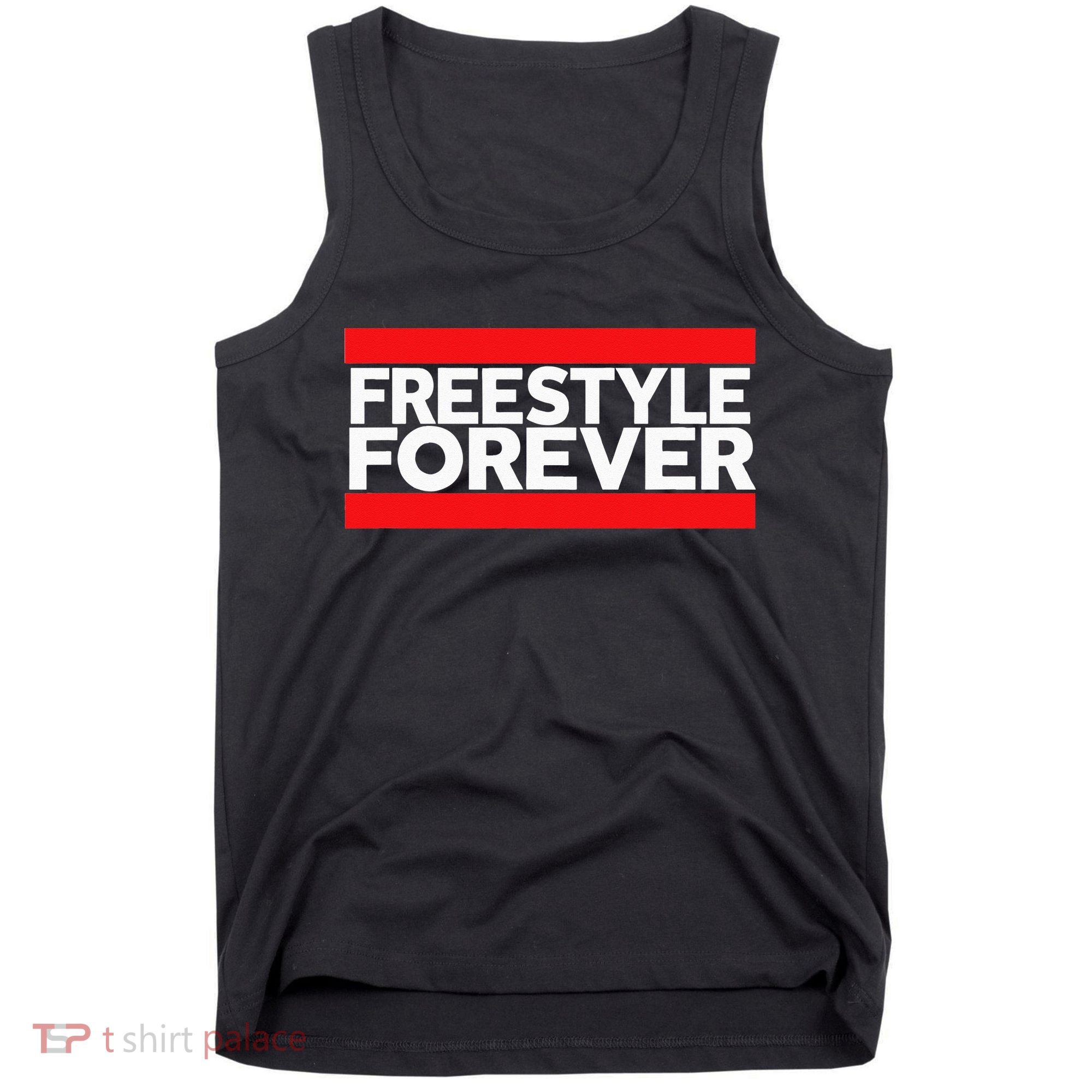 Freestyle Forever Music Fan 80s Retro Rap Style Graphic Tank Top