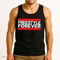 Freestyle Forever Music Fan 80s Retro Rap Style Graphic Tank Top thumb 3