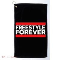 Freestyle Forever Music Fan 80s Retro Rap Style Graphic Golf Towel thumb 0