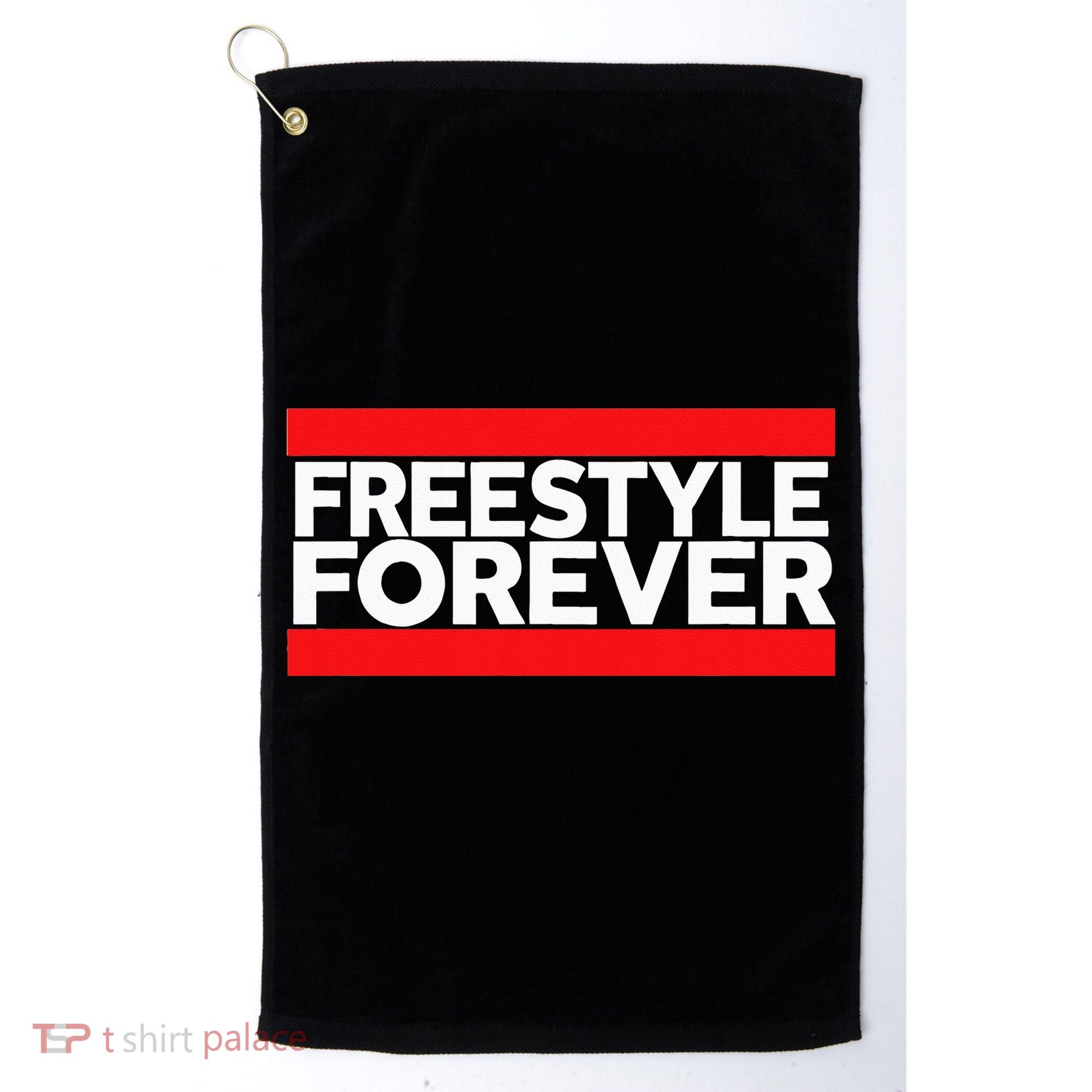 Freestyle Forever Music Fan 80s Retro Rap Style Graphic Golf Towel