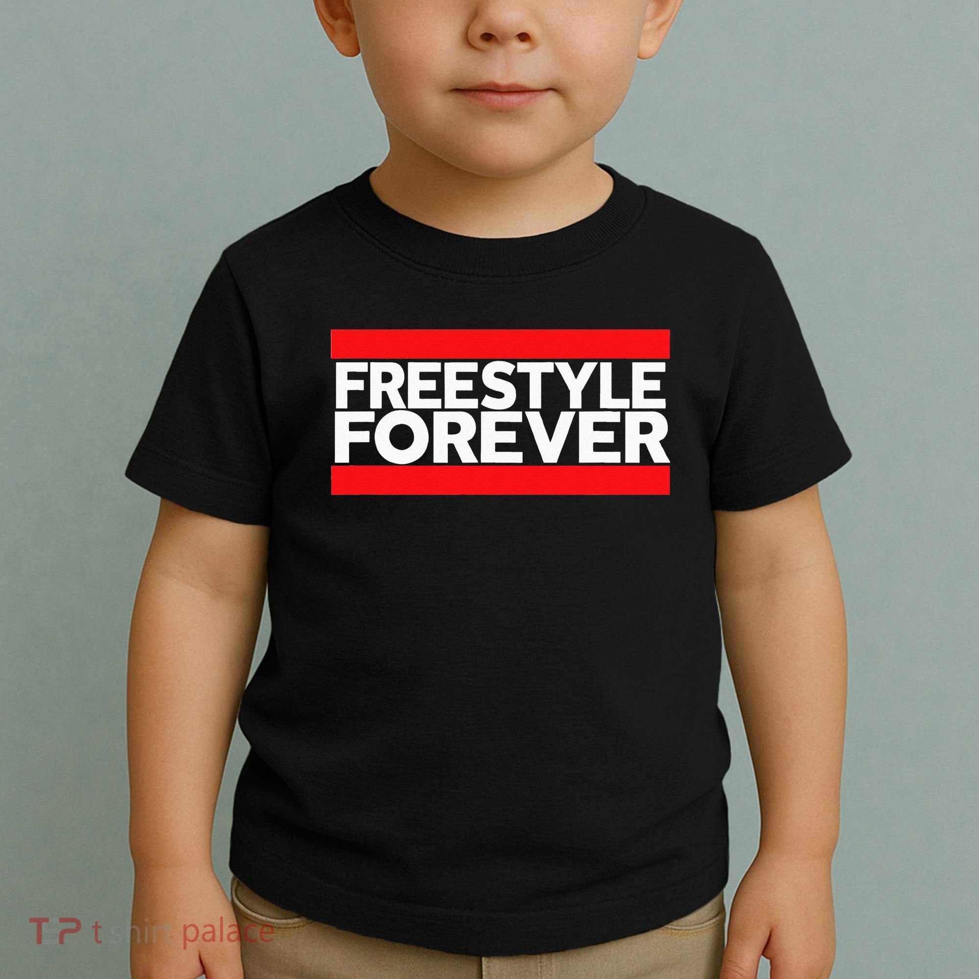Freestyle Forever Music Fan 80s Retro Rap Style Graphic Toddler T-Shirt