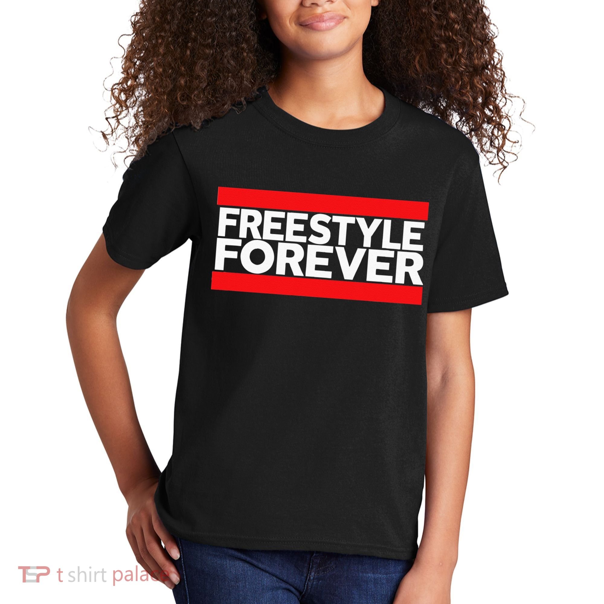 Freestyle Forever Music Fan 80s Retro Rap Style Graphic Kids T-Shirt