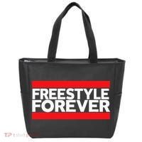 Freestyle Forever Music Fan 80s Retro Rap Style Graphic Tote Bag thumb 0