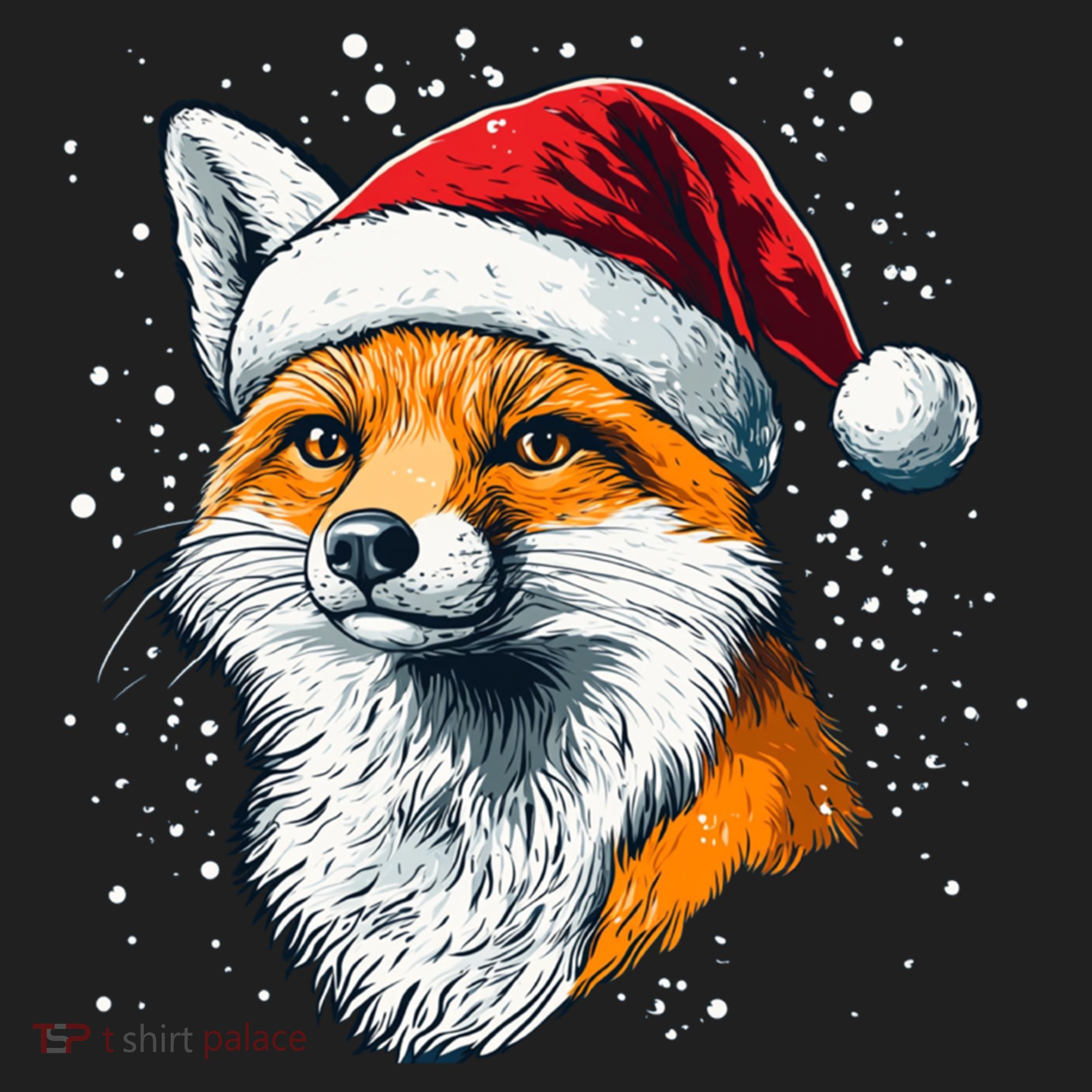 Festive Fox Merry Christmas With Family And Friends Gift Golf Towel