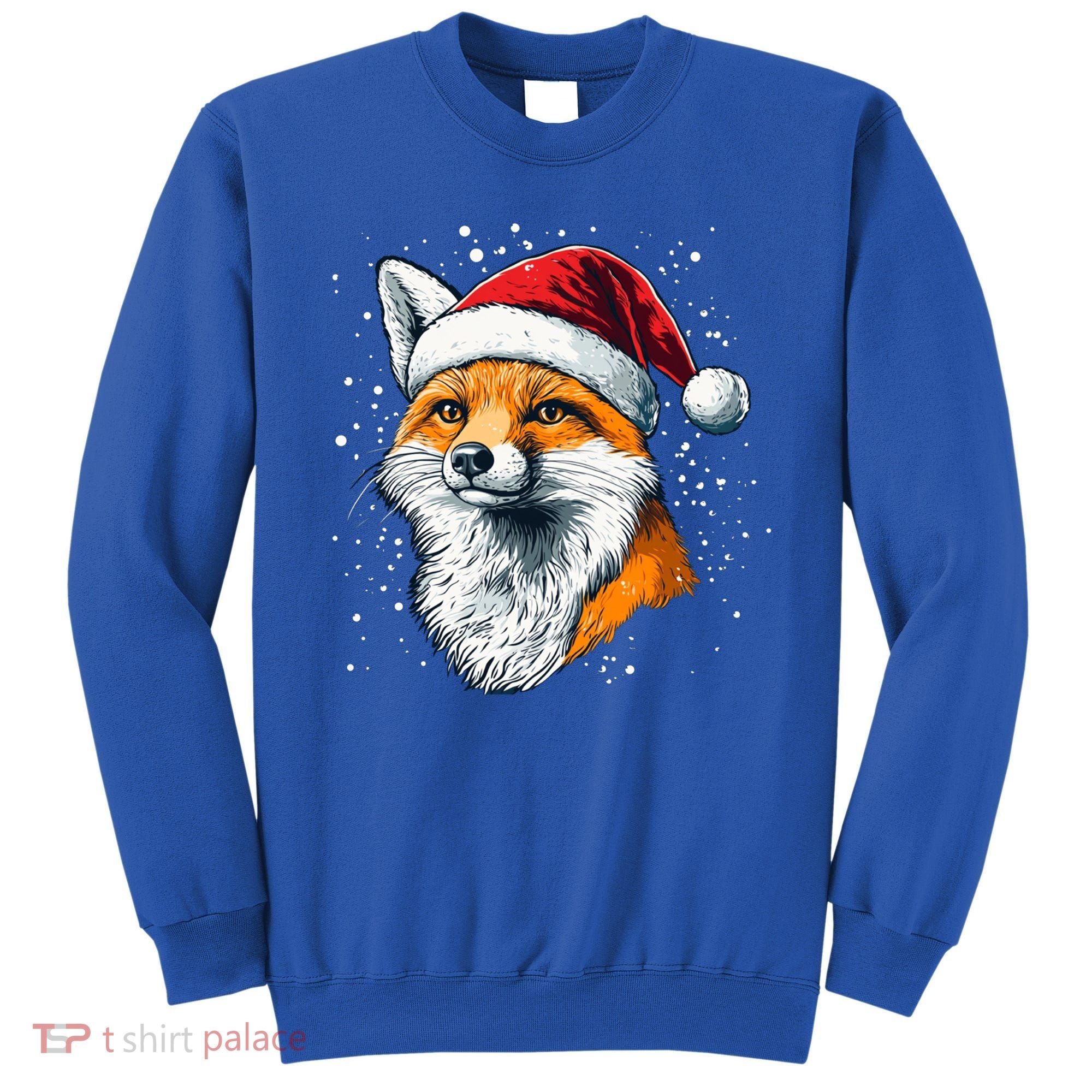 Festive Fox Merry Christmas With Family And Friends Gift Sweatshirt