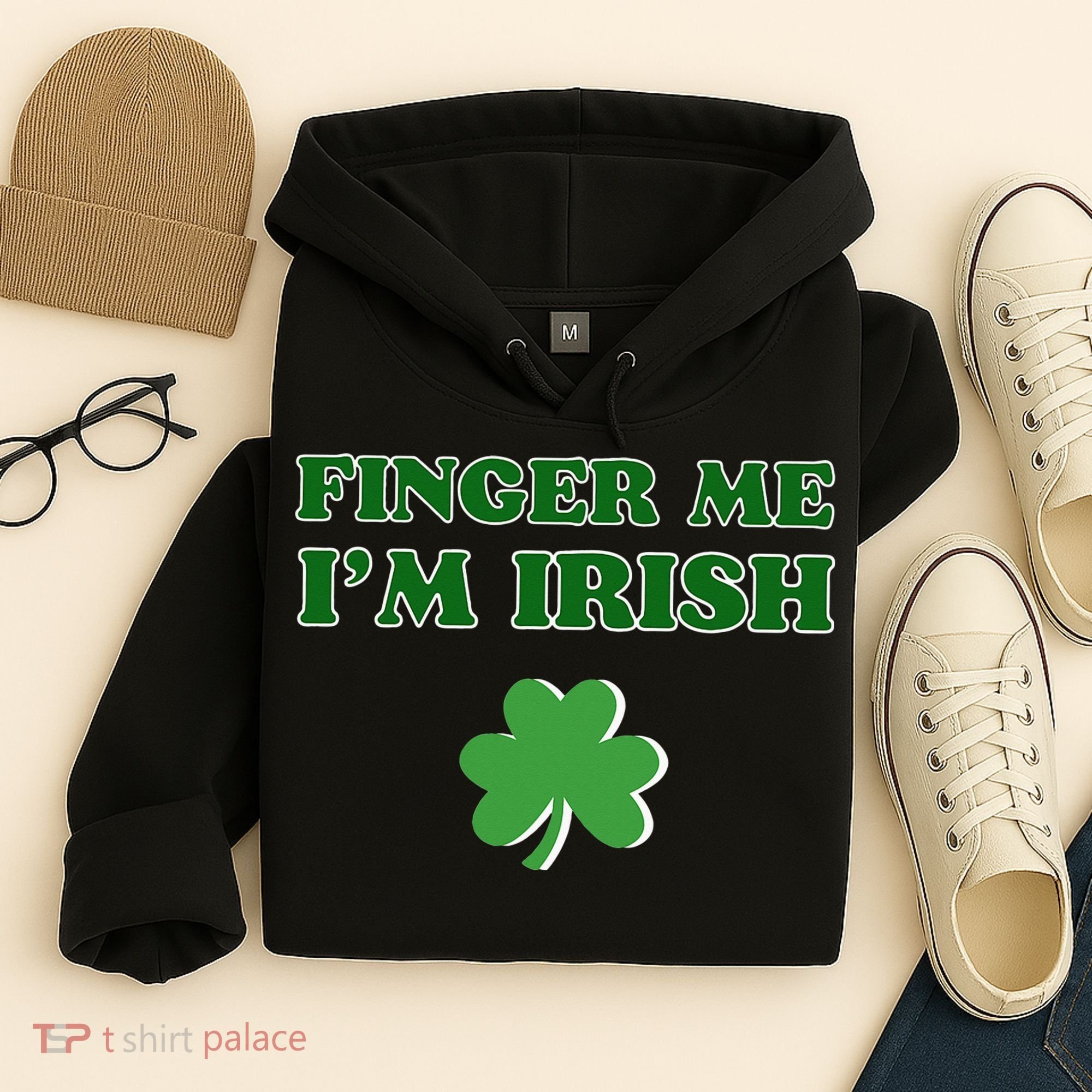 Funny Finger Me I’m Irish St Patrick’s Day Hoodie