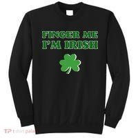 Funny Finger Me I’m Irish St Patrick’s Day Sweatshirt thumb 0