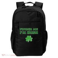 Funny Finger Me I’m Irish St Patrick’s Day Backpack thumb 0