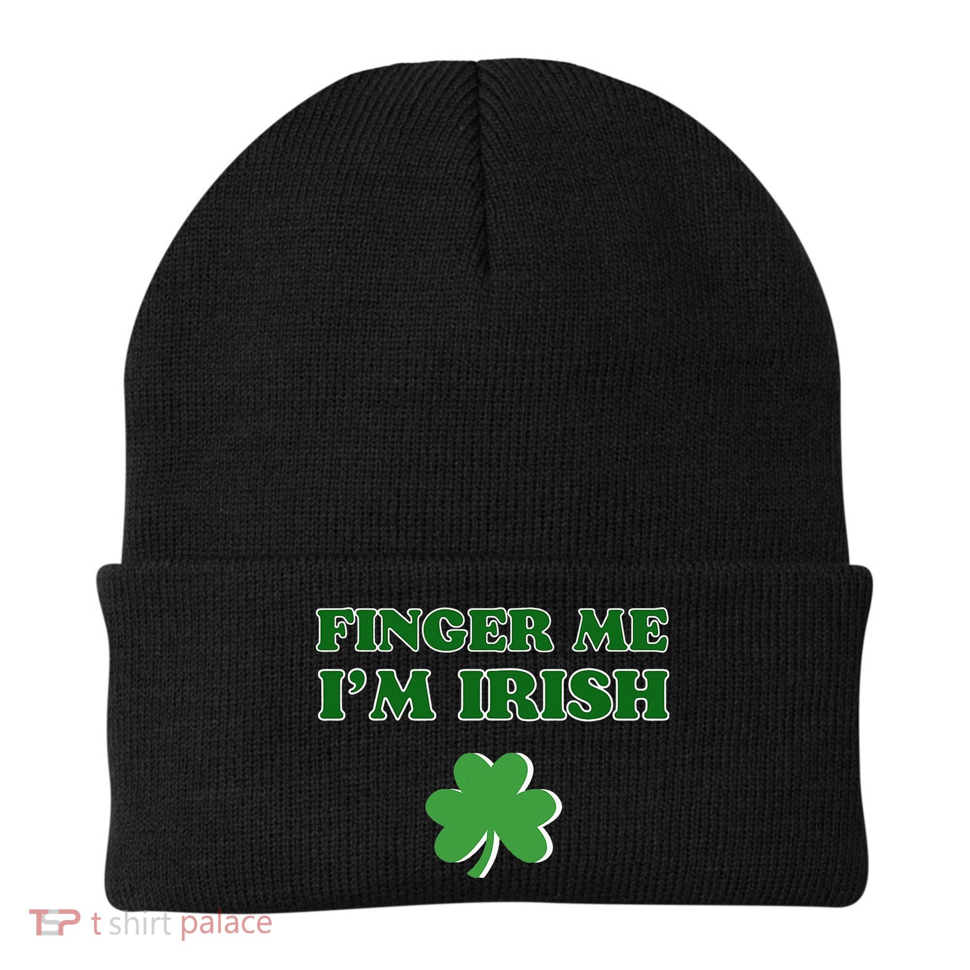 Funny Finger Me I’m Irish St Patrick’s Day Beanie