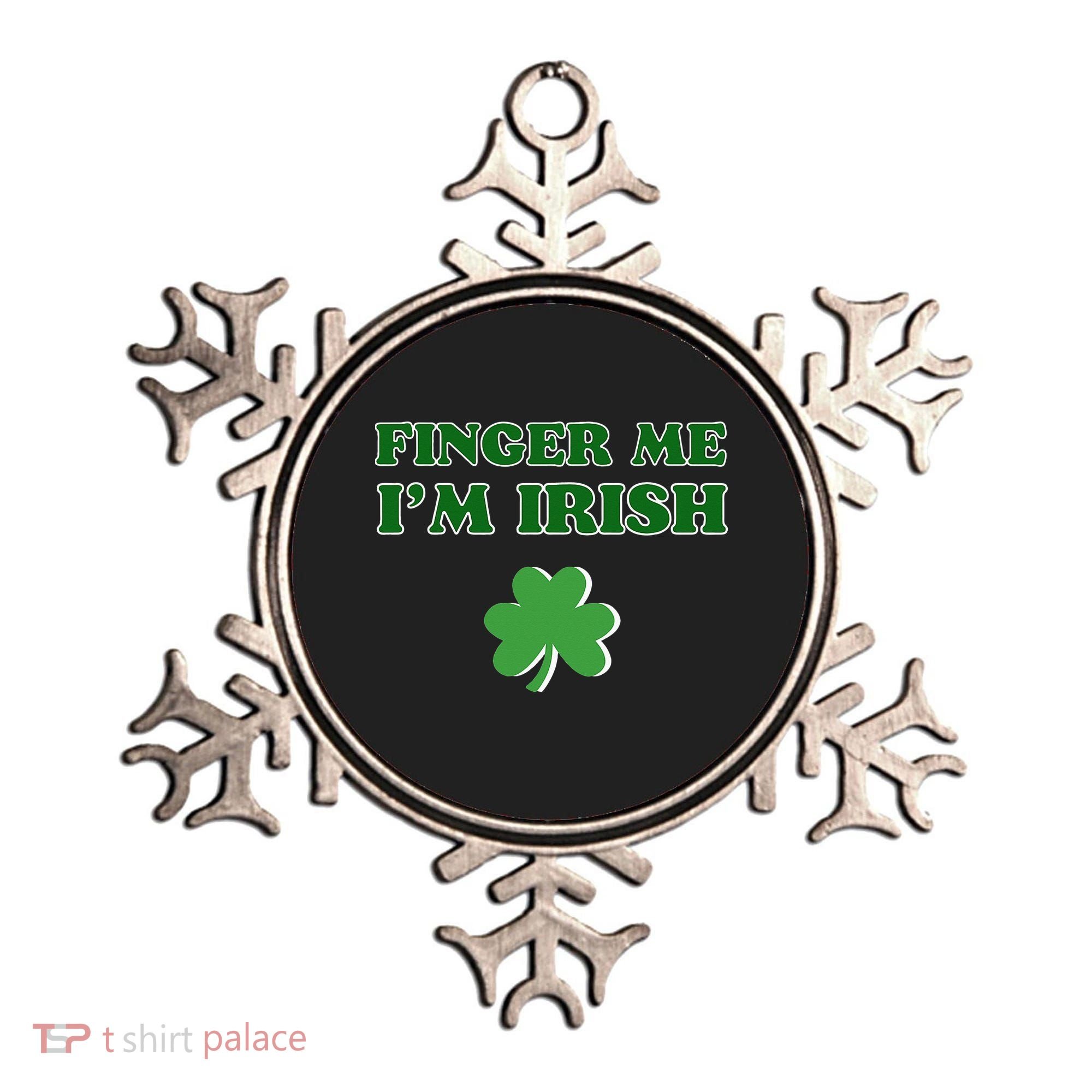 Funny Finger Me I’m Irish St Patrick’s Day Ornament