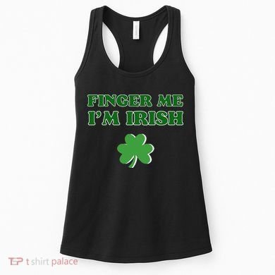 Funny Finger Me I’m Irish St Patrick’s Day Women's Tank Top