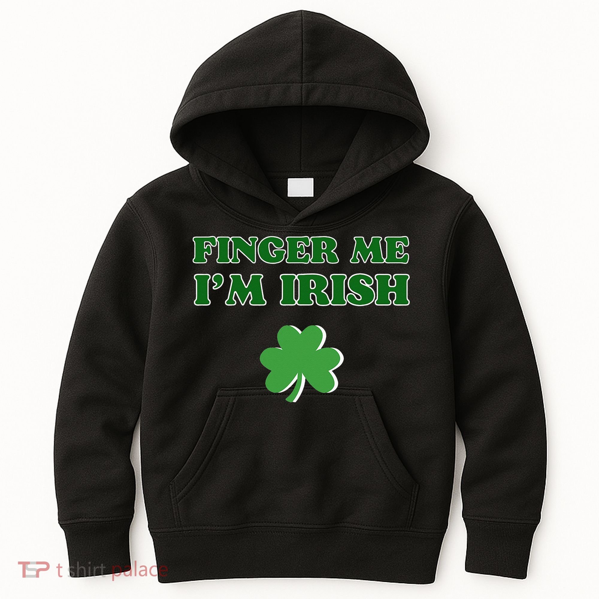 Funny Finger Me I’m Irish St Patrick’s Day Kids Hoodie