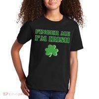 Funny Finger Me I’m Irish St Patrick’s Day Kids T-Shirt thumb 2