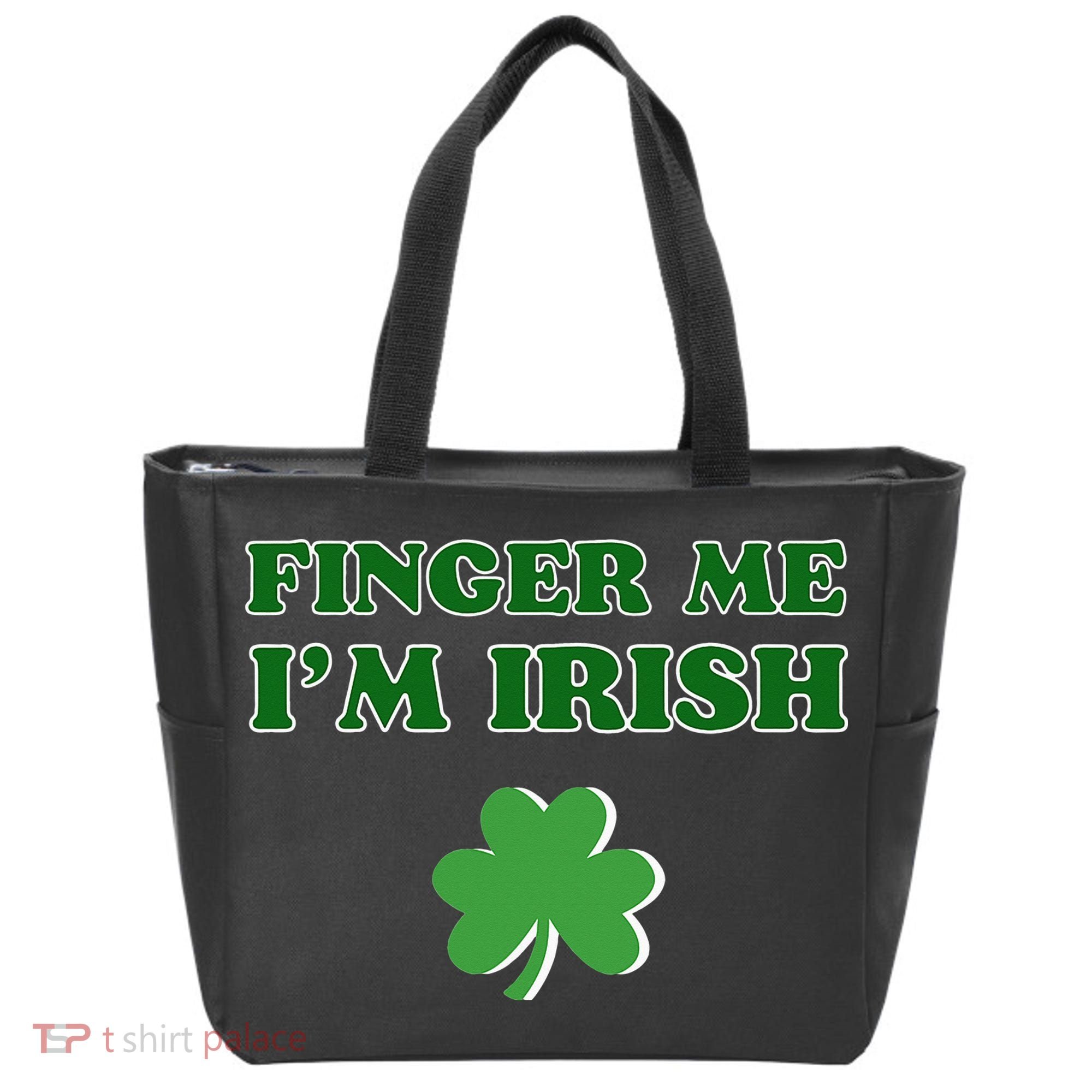 Funny Finger Me I’m Irish St Patrick’s Day Tote Bag