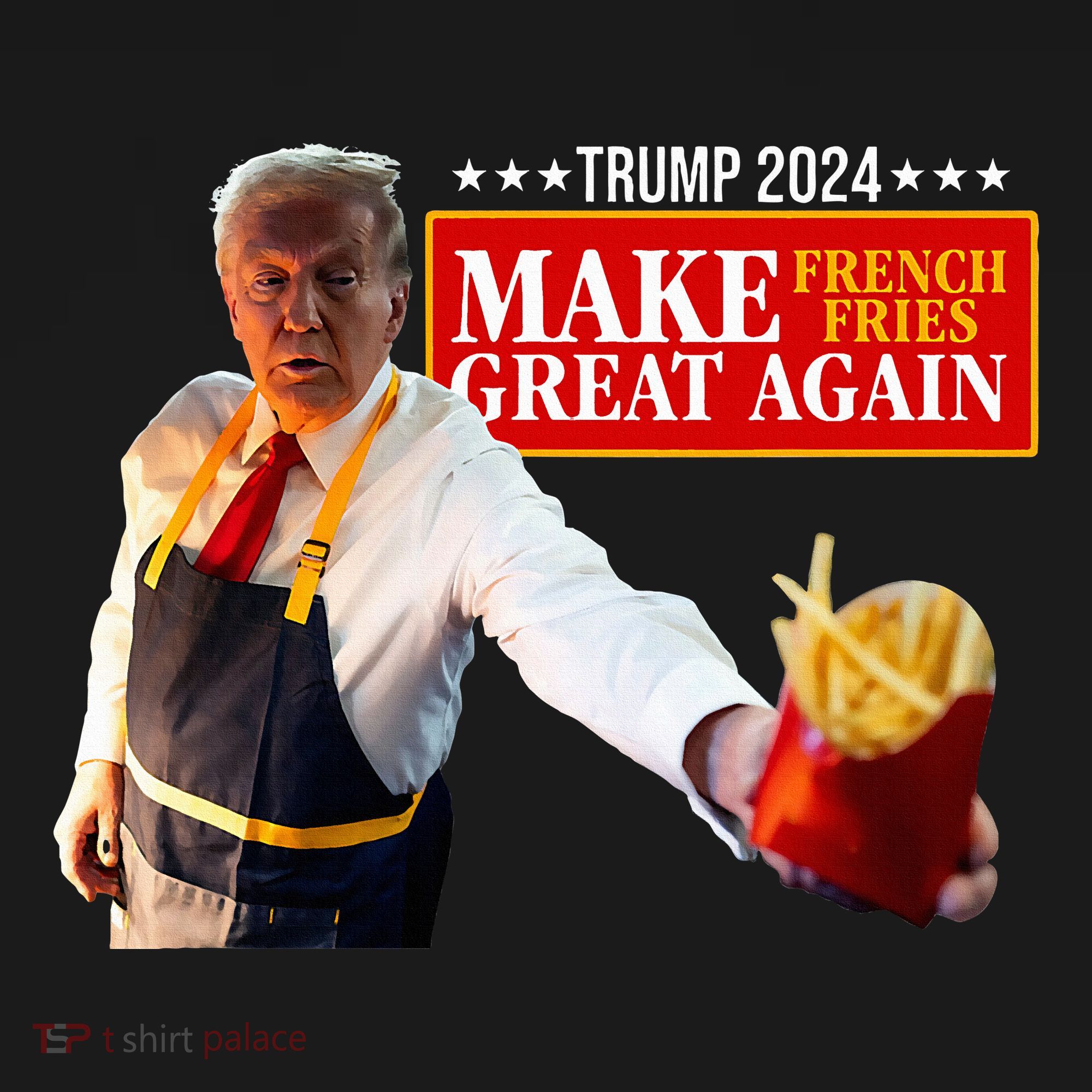 French Fry Make French Fries Great Again Ornament