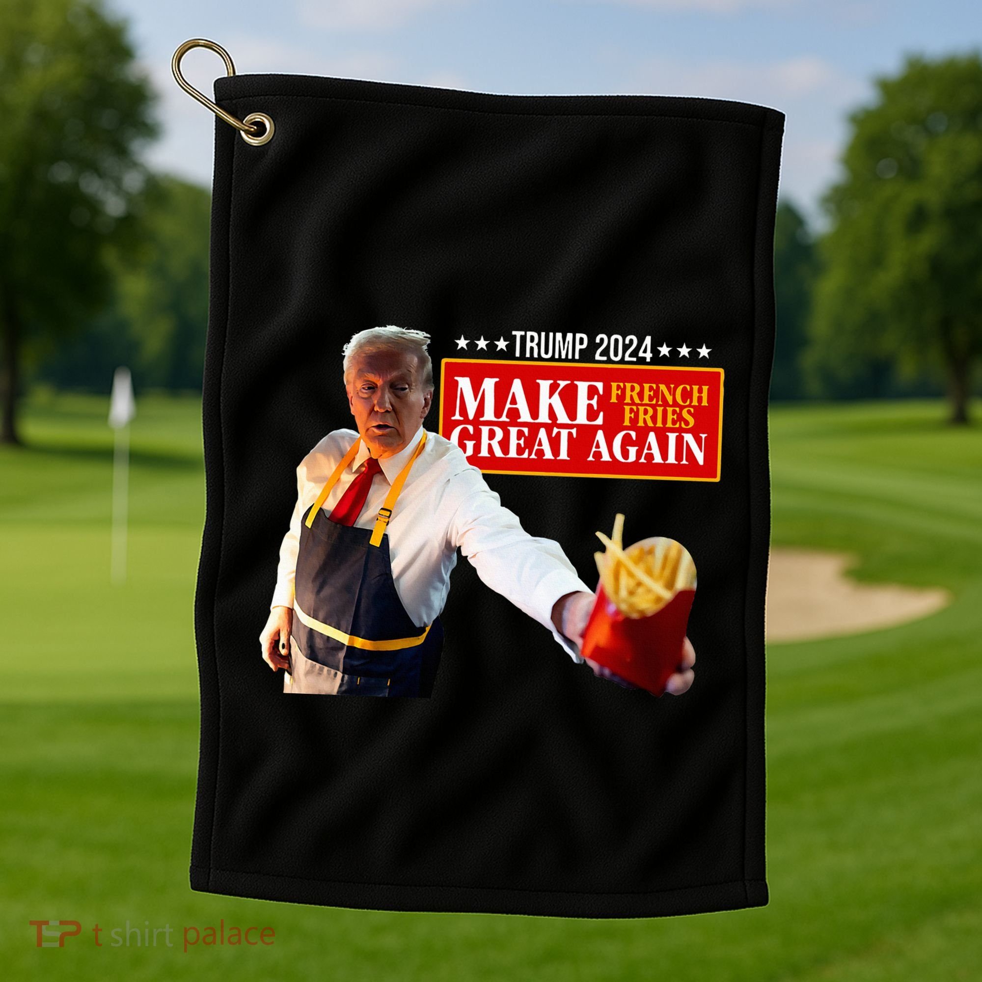 French Fry Make French Fries Great Again Golf Towel