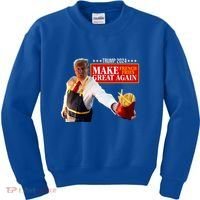 French Fry Make French Fries Great Again Kids Sweatshirt thumb 0