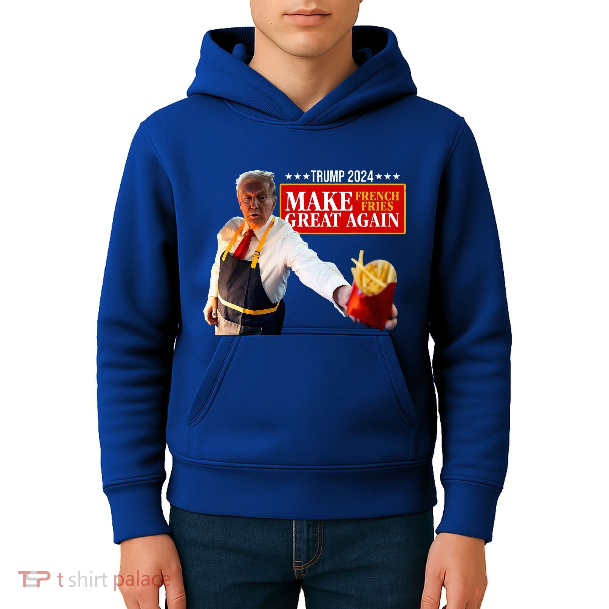 French Fry Make French Fries Great Again Kids Hoodie