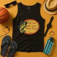 Fish Fear Me And I Fear Them How Do We Break The Cycle Tank Top thumb 4