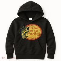 Fish Fear Me And I Fear Them How Do We Break The Cycle Kids Hoodie thumb 0