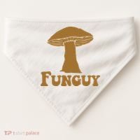 Funguy Funny Mushroom Fun Guy USA-Made Doggie Bandana thumb 0