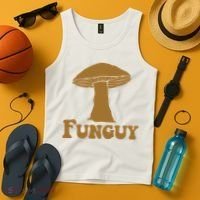 Funguy Funny Mushroom Fun Guy Tank Top thumb 4