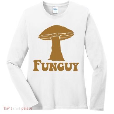 Funguy Funny Mushroom Fun Guy Women's Long Sleeve Shirt