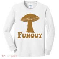 Funguy Funny Mushroom Fun Guy Kids Long Sleeve Shirt thumb 0