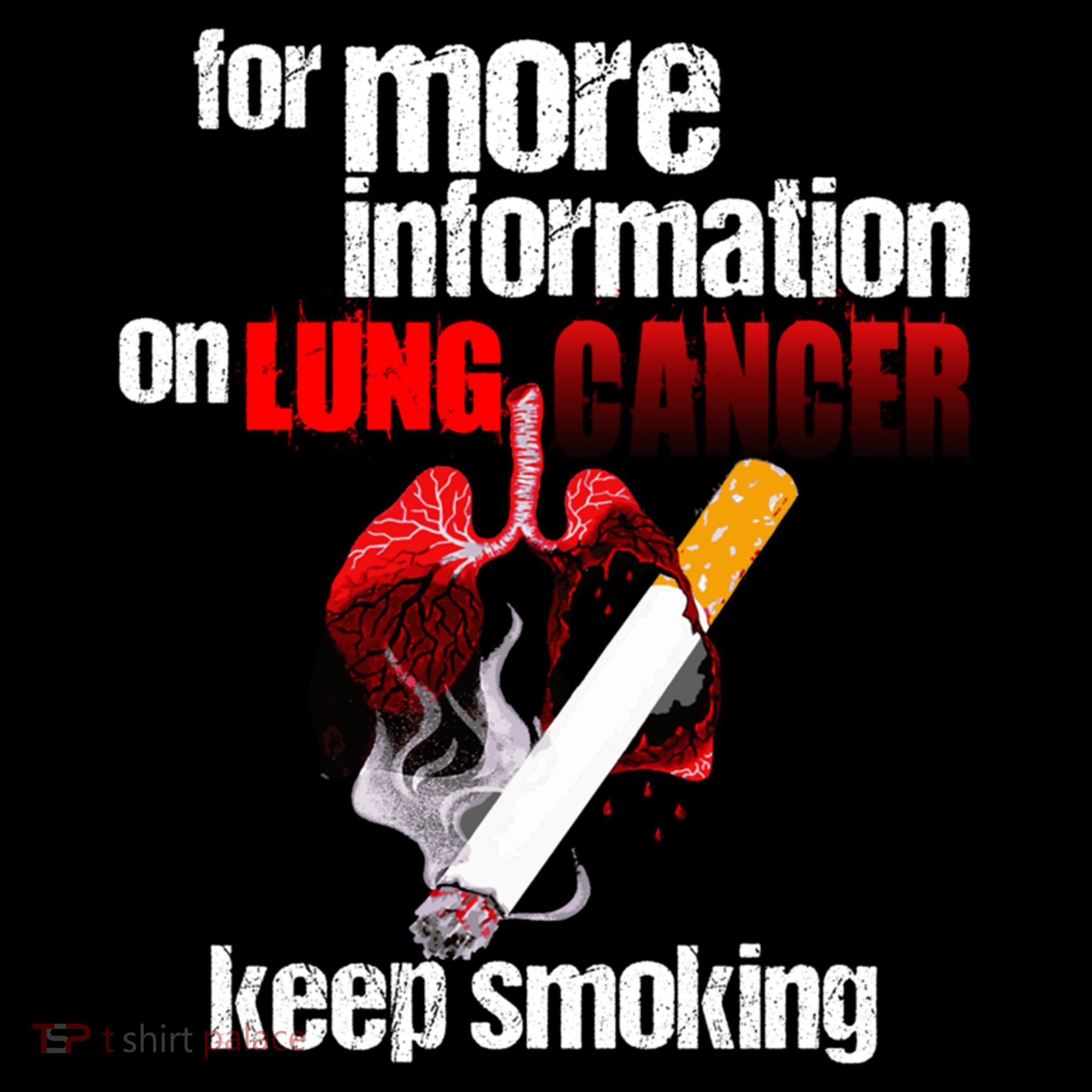 Funny For More Information On Lung Cancer Keep Smoking Gift Women's Hoodie