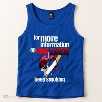 Funny For More Information On Lung Cancer Keep Smoking Gift Tank Top thumb 2