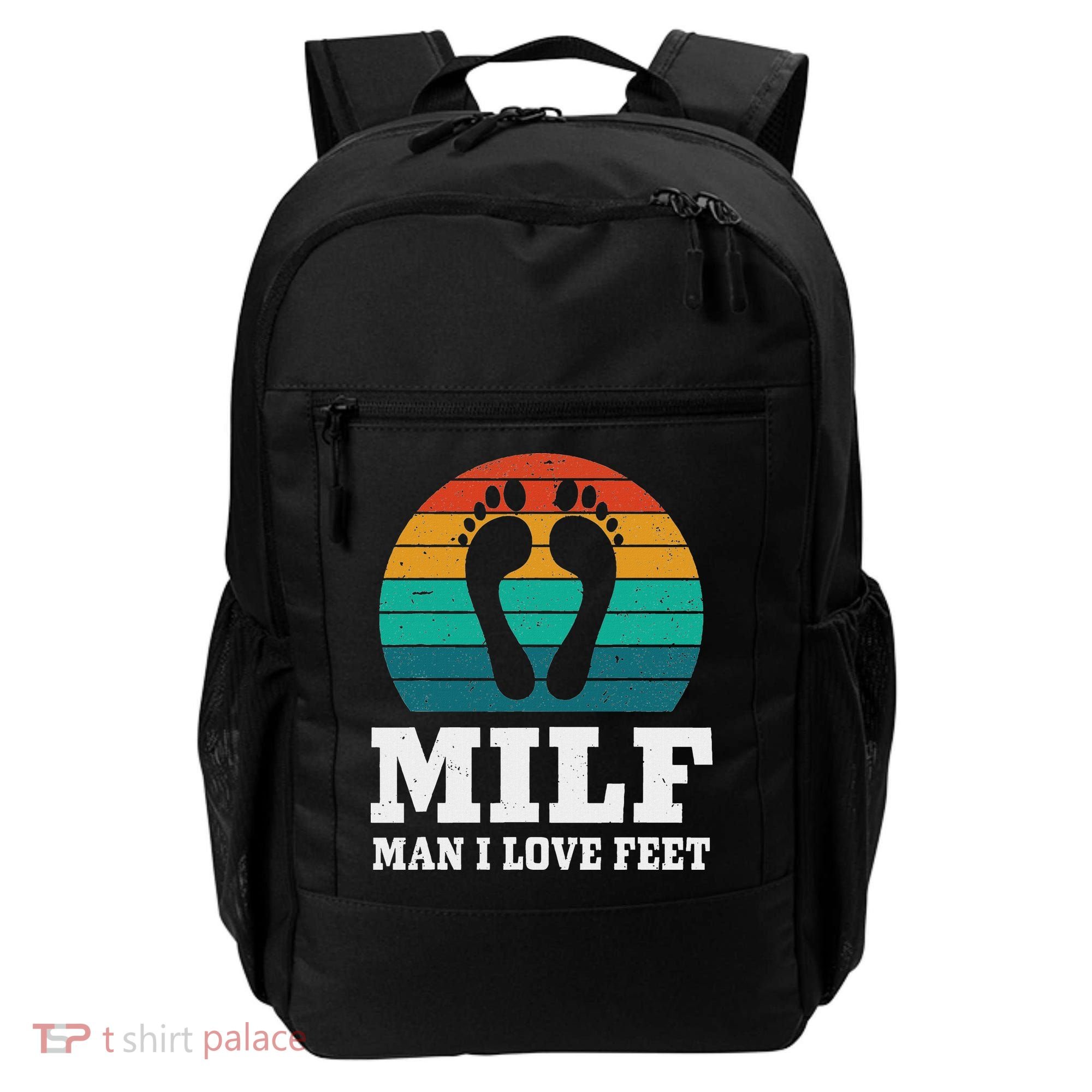 Foot Fetish Milf Man I Love Feet Backpack