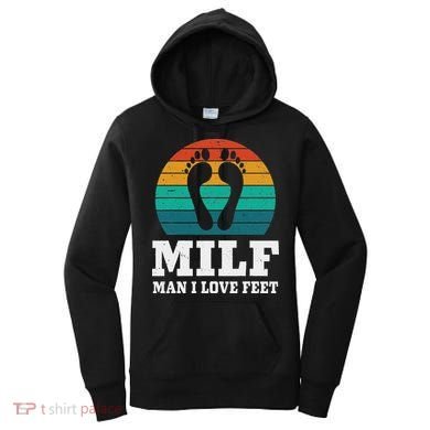 Foot Fetish Milf Man I Love Feet Women's Hoodie