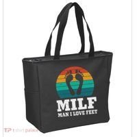 Foot Fetish Milf Man I Love Feet Tote Bag thumb 2