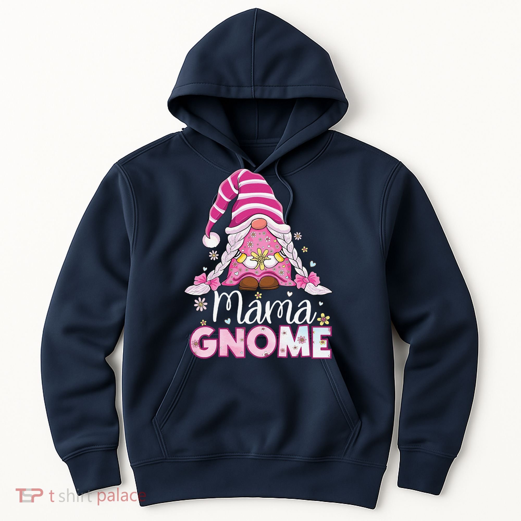 Flower For Mom Gnomies Cute Gnome Mom Happy MotherS Day Hoodie