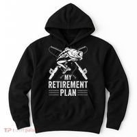 Funny Fishing My Retirement Plan Fishing Hoodie thumb 0