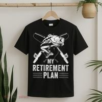 Funny Fishing My Retirement Plan Fishing T-Shirt thumb 2