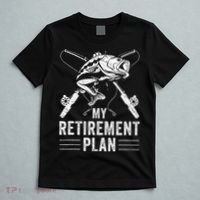 Funny Fishing My Retirement Plan Fishing T-Shirt thumb 5