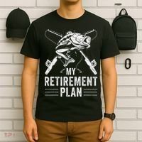 Funny Fishing My Retirement Plan Fishing T-Shirt thumb 6