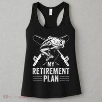 Funny Fishing My Retirement Plan Fishing Women's Tank Top thumb 3