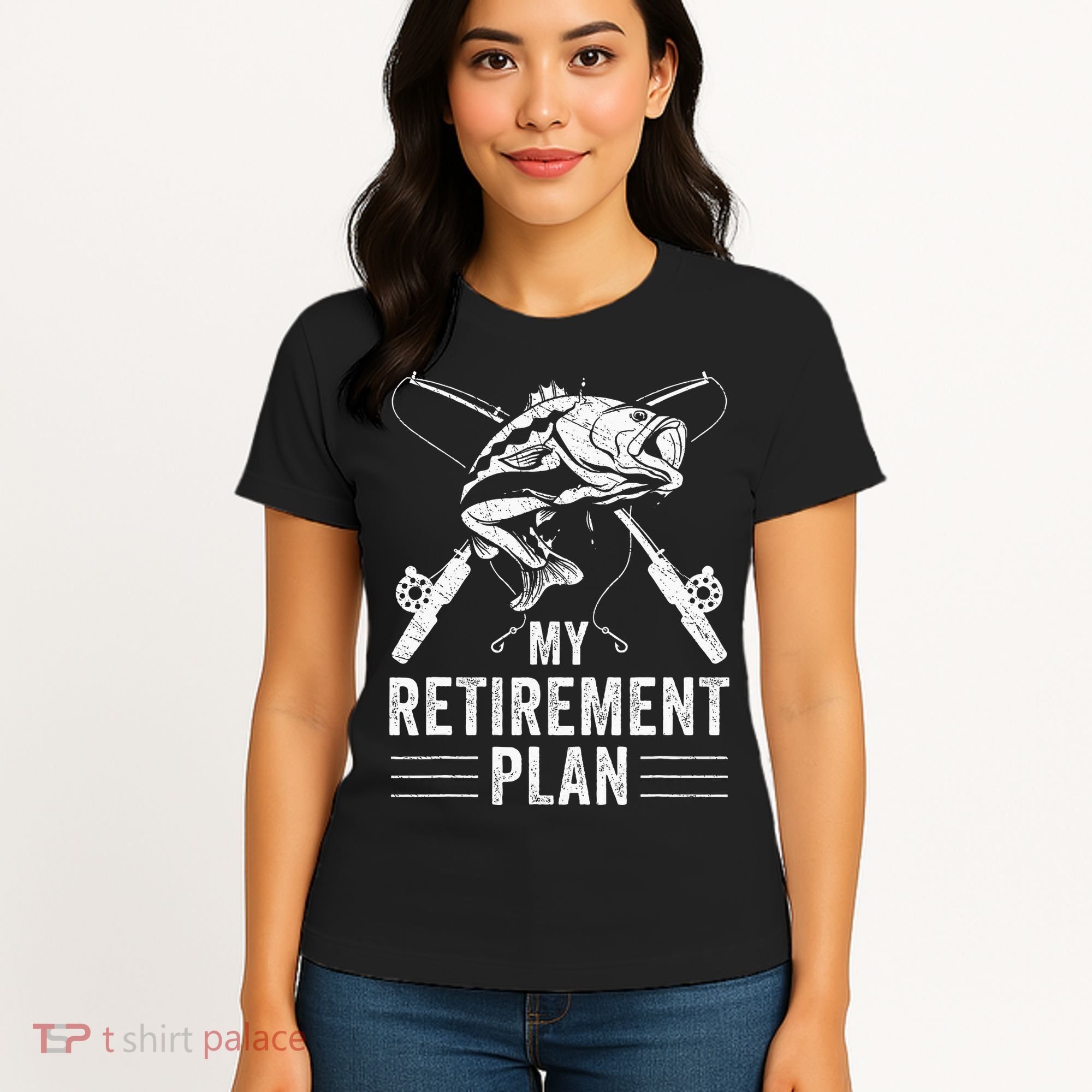 Funny Fishing My Retirement Plan Fishing Women's T-Shirt