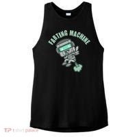 Funny Farting Machine Robot Ladies PosiCharge Tri-Blend Wicking Tank thumb 0
