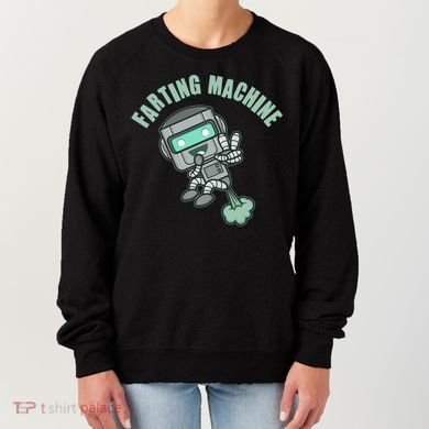 Funny Farting Machine Robot Women's Sweatshirt