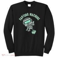 Funny Farting Machine Robot Sweatshirt thumb 0