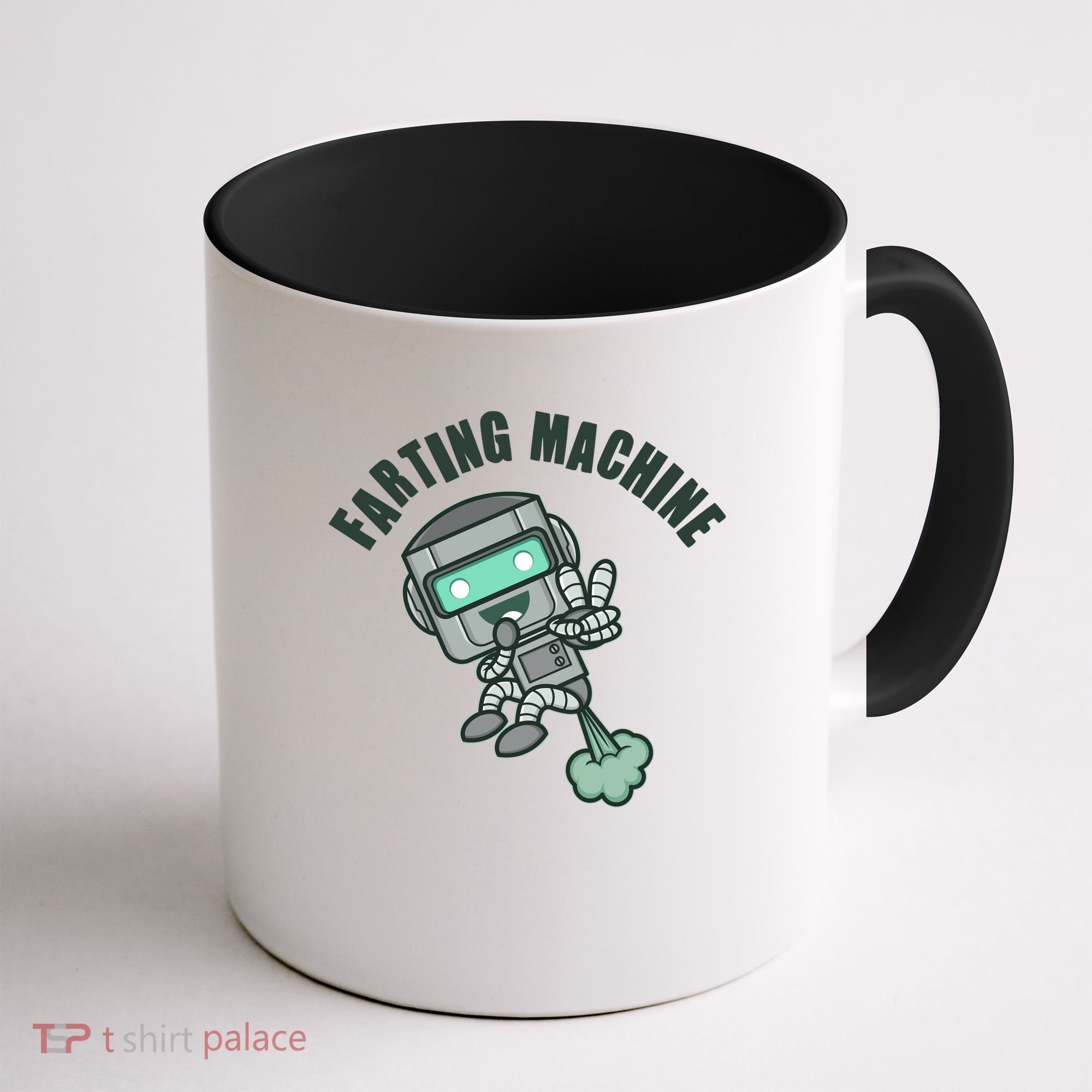 Funny Farting Machine Robot Coffee Mug