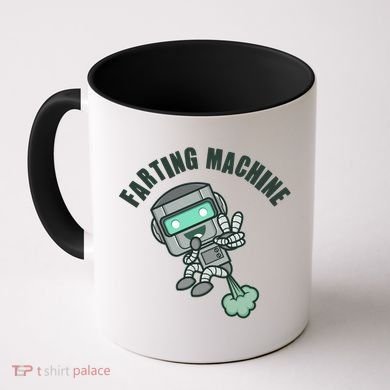 Funny Farting Machine Robot Coffee Mug